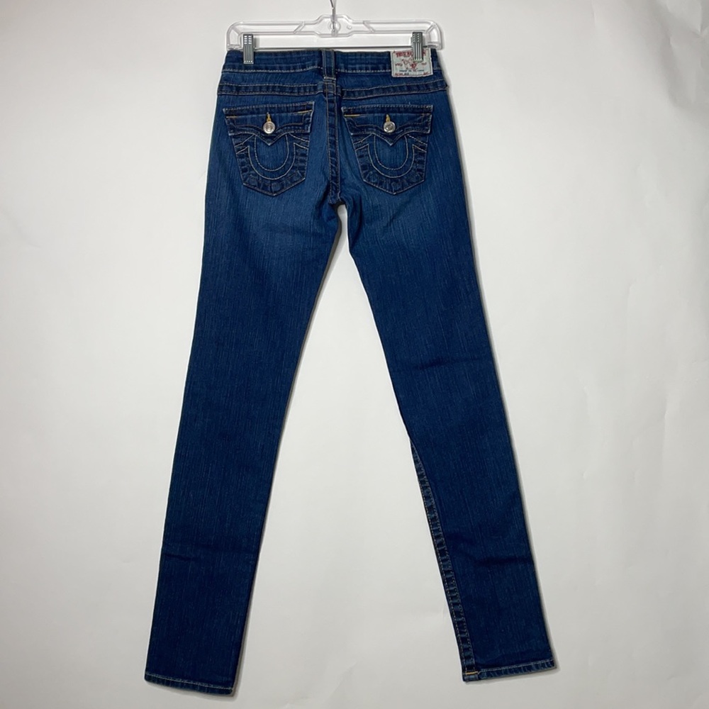 True Religion Jodie Low Rise SZ 26 Blue Denim Jeans